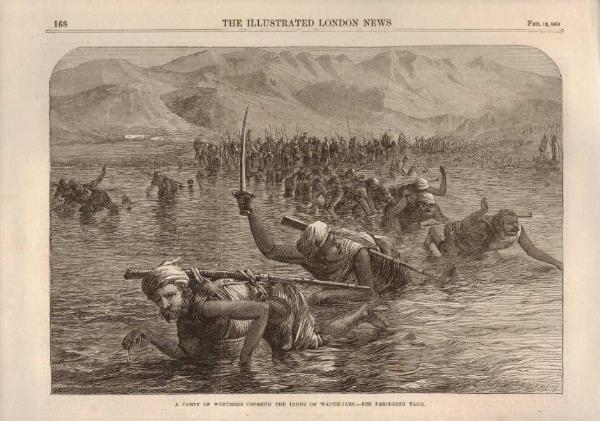Party of Wuzurees, India Illustrated London News 1864