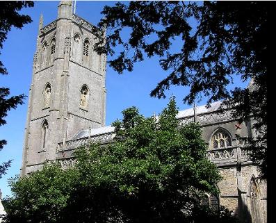 Banwell church St Andrew's Somerset