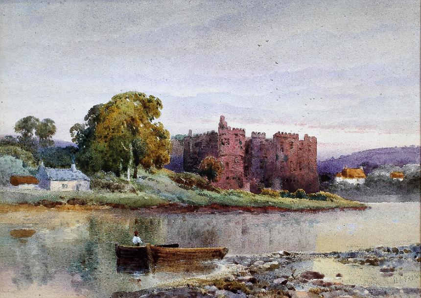 Carew Castle, Pembrokeshire. A Study from Nature