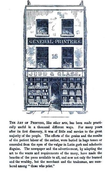 ‘Counsels to Authors and Hints to Advertisers’ Judd & Glass, 1856