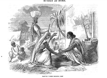 Eastern Women Grinding Corn, 1857