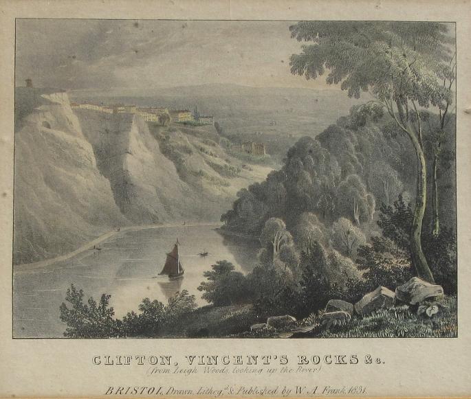 Clifton, Vincent's Rocks 1831