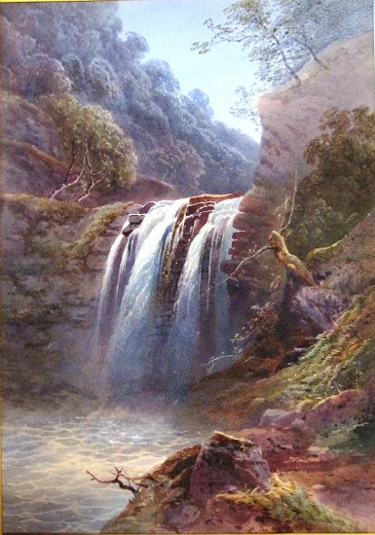 Cil Hepsta Fall Vale of Neath, waterfall Sgwd yr Eira